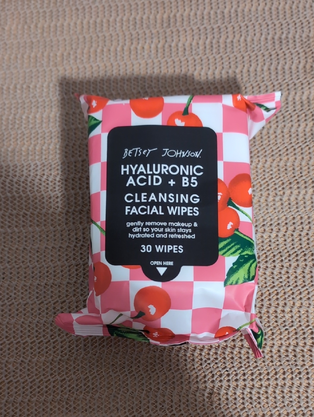 *Host Pick* Betsey Johnson  Hyaluronic Acid + B5 Cleansing Facial Wipes New